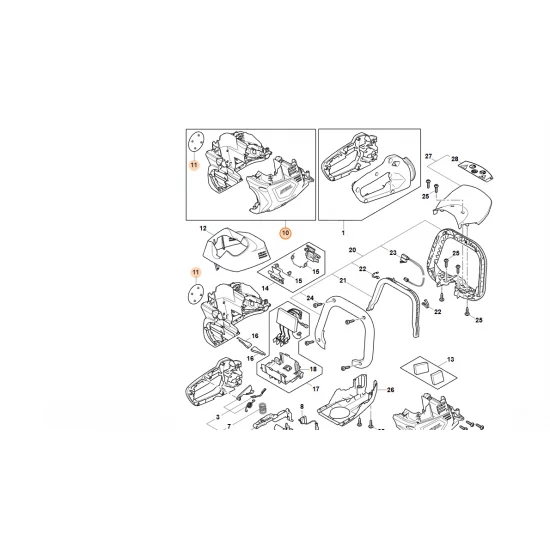 STIHL  Obudowa silnika HA07 600 0800